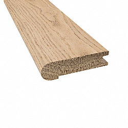 Prefinished Distressed New Shoreham Oak Hardwood 3/4 in thick x 3.125 in wide x 78 in Length Stair Nose